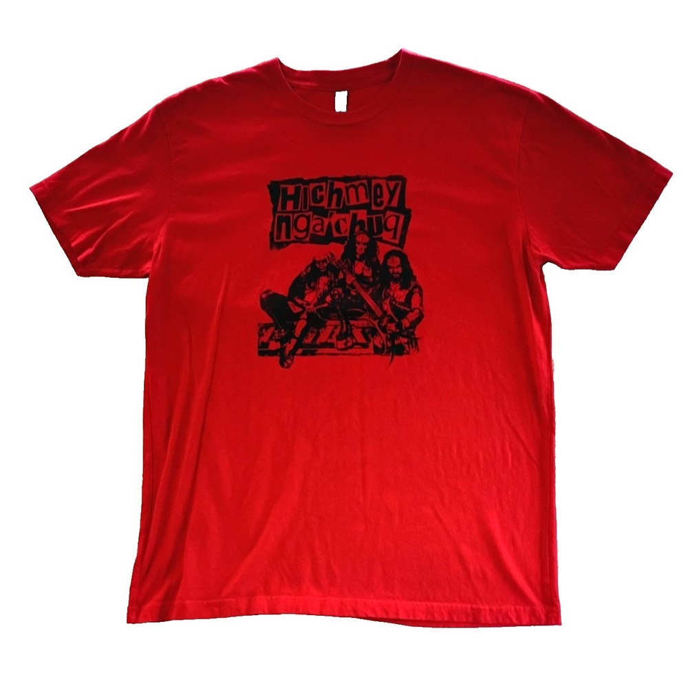 Hichmey Ngachuq Star Trek Futuristic Metal Band 2399 Tour T-Shirt Red Size XL